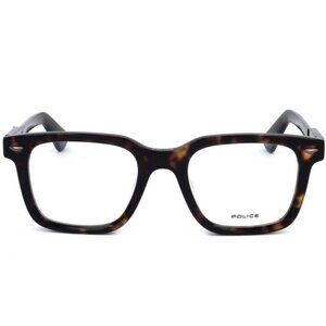 Police Men's Eyeglasses PLG80-0722-51 HAVANA Size 51/21/145 Demo Lens BRAND NEW